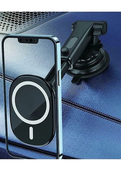 Kablosuz 15w Şarj Magnetic Vantuzlu Torpido Üstü Araç İçi Telefon