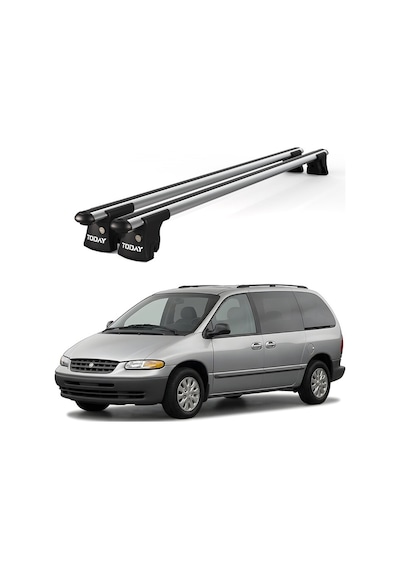 Trio-ı Chrysler Voyager 1996-2000 Uyumlu Kilitli Ara Atkı 135cm Port Bagaj Tavan Barı