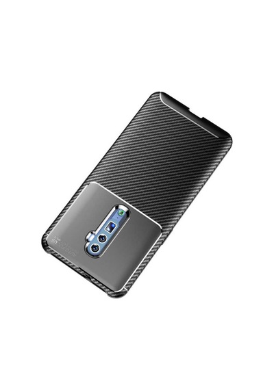 Oppo Reno 10X Zoom Kilif Karbon Silikon Case 361625762