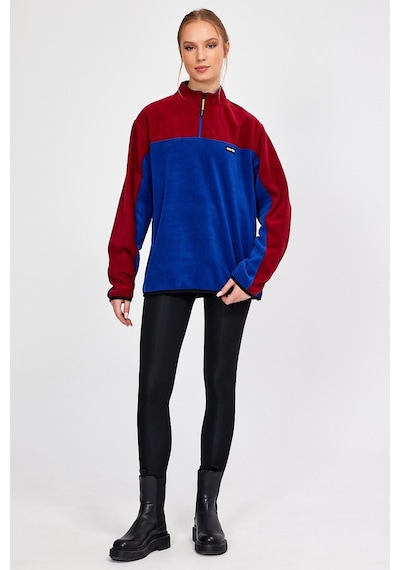 Alexandergardı Yarım Fermuarlı Oversize Polar E21-81100 001