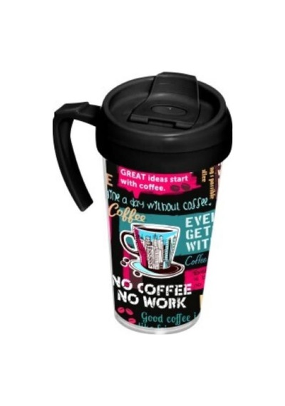 Herevin 161449-806 Kulplu Coffee Mug 500 Ml Siyah