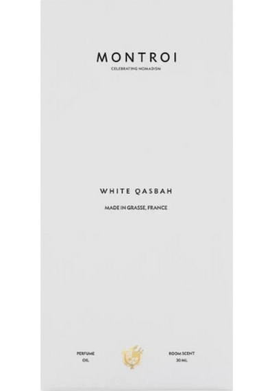 Montroi White Qasbah Oda Kokusu 30ml, Lüks Cam Şişe Oda Kokusu, Koku Giderici