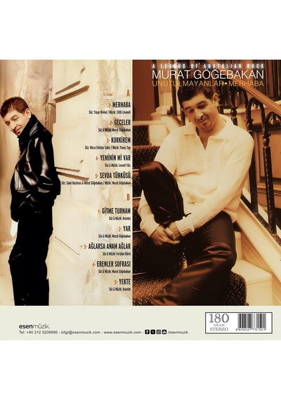 Murat Göğebakan Unutulmayanlar Merhaba Plak, 180 Gram Stereo Lp, Anadolu Rock Efsanesi