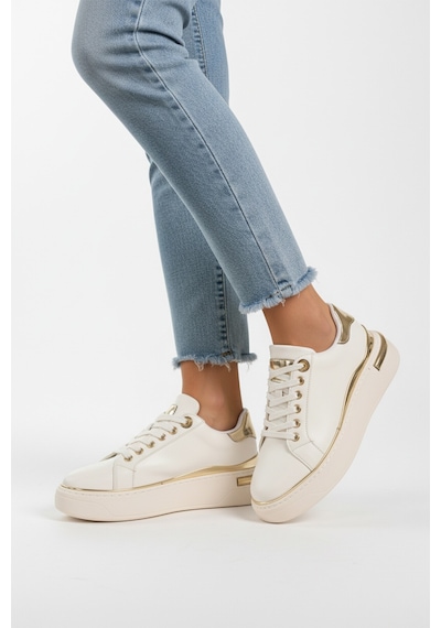 Beyaz Bağcıklı Hafif Kadın Sneaker Lady 029 Z Beyaz