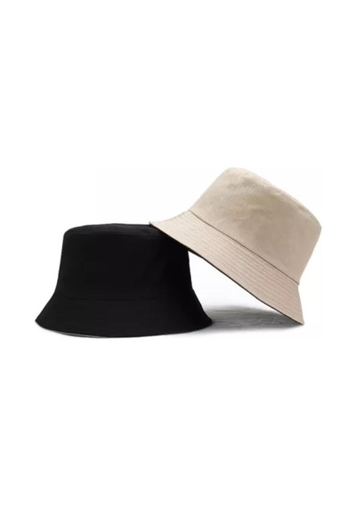 Eleven Markets Düz Siyah Kova Şapka Balıkçı Şapka Bucket Hat (546090007)