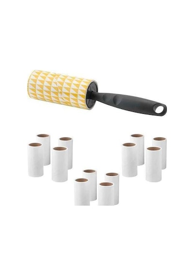 Ikea Bastis Kedi Tüy Toplayıcı Rulo + Yedek Tüy Toplama Başlığı 12'li