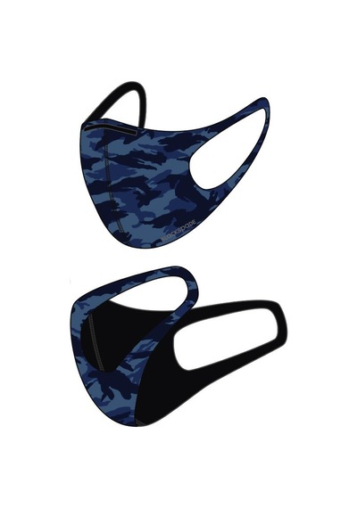 BLACKSPADE Unisex Koruyucu Maske Lacivert Kamo M