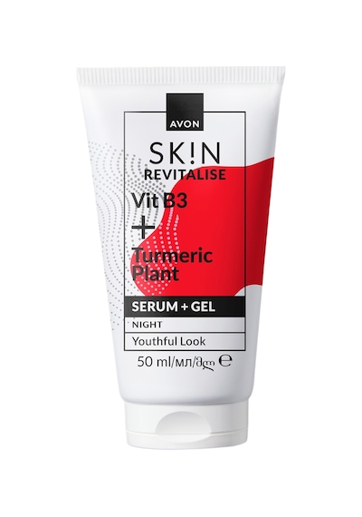 Avon Skin Revitalise Night Tazeleyici Serum + Jel Krem 50 ML