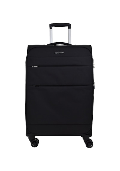 Pierre Cardin Ultra Light Hafif Lüx Kumaş 2'li Valiz Seti Büyük Boy - Orta Boy Siyah Pc4200 Siyah