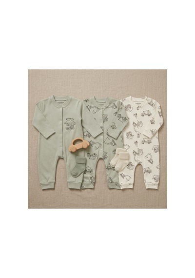 Deniva Kids Erkek Bebek 3'lü Tulum Seti Pamuklu Kaşkorse Fitilli İş Makineleri Desenli Çıtçıtlı Tulum Takımı Mint Yeşili Deniva Kids Erkek Bebek 3'lü Tulum Seti Pamuklu Kaşkorse Fitilli İş Makineleri Desenli Çıtçıtlı Tulum Takımı Mint Yeşili