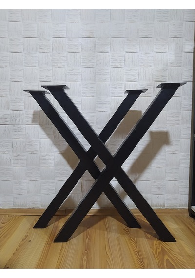 İlgitrafik X Metal Masa Ayağı 2 Adet En 60Cm Boy 72Cm 50X50 Profil İlgitrafik X Metal Masa Ayağı 2 Adet En 60Cm Boy 72Cm 50X50 Profil