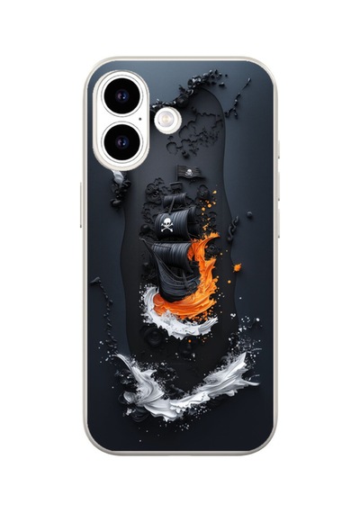 Arvencase Apple iPhone Uyumlu 17 Uyumlu Hd Kalite Orta Sertlikte Baskılı Desenli Silikon Renk89 Renk89