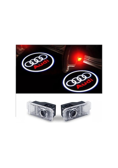 Audi A3 Kapı Altı Hayalet Logo  Lazer Led 2014-2018