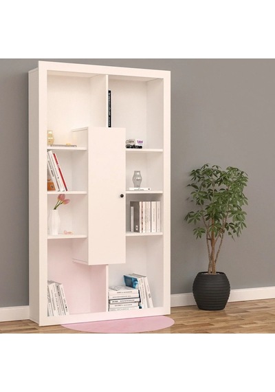Atmaca Kitaplık Mdf Beyaz