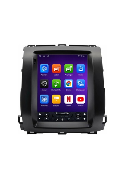 Toyota Land Cruiser Prado 2003-2009 Tesla Android Multimedya Carplay 8gb Ram 128gb Pro 9.7''