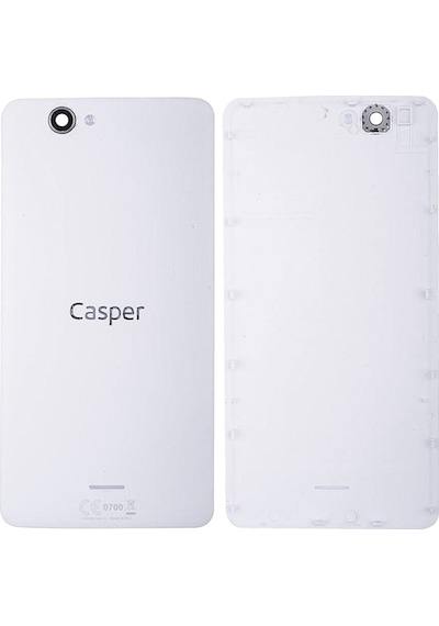 Casper Vıa V5 Arka Kapak Batarya Pil Kapağı - Beyaz