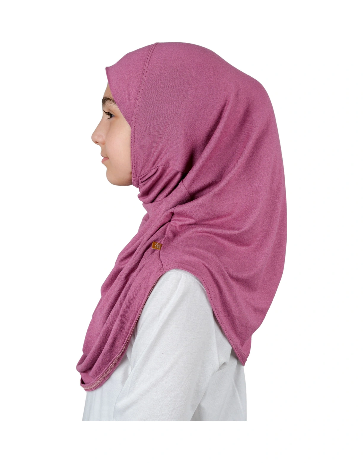 Pratik Hazır Geçmeli Çocuk Şal Pembe Pembe