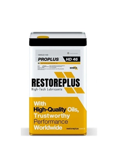 Restoreplus Proplus Hd-46 Yüksek Performans Katkılı Hidrolik Sistem Yağı 18 L