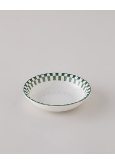English Home Gardenia Porselen Çerezlik 11 Cm Beyaz - Yeşil Beyaz - Yeşil