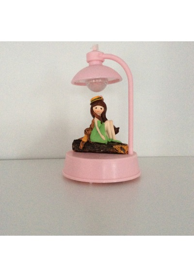 Kız Figürlü Biblo Pembe Diğer