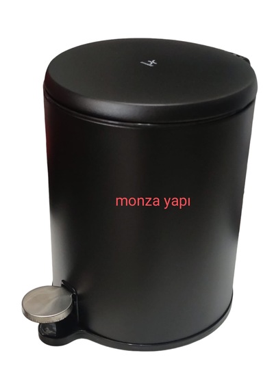 P.nova,cigo Pedallı Çöp Kovası Soft Mat Siyah