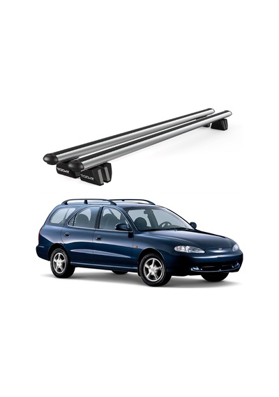 Pençe Hyundai Elantra 1996-1999 Uyumlu Gri Ara Atkı 109cm Port Bagaj Tavan Barı