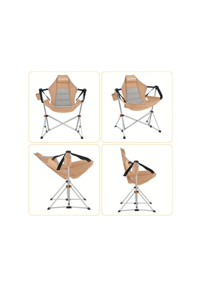 Kingcamp Orchid Salıncaklı Katlanır Kamp Sandalyesi Khaki/grey Haki - Gri