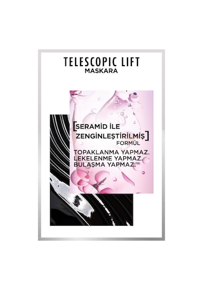 L'Oréal Paris Telescopic Lift Siyah Maskara 2'li Set pkttlscpclft2-9583 0