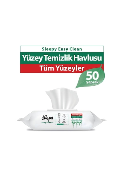 Sleepy Yüzey Temizleme Havlusu 50'li