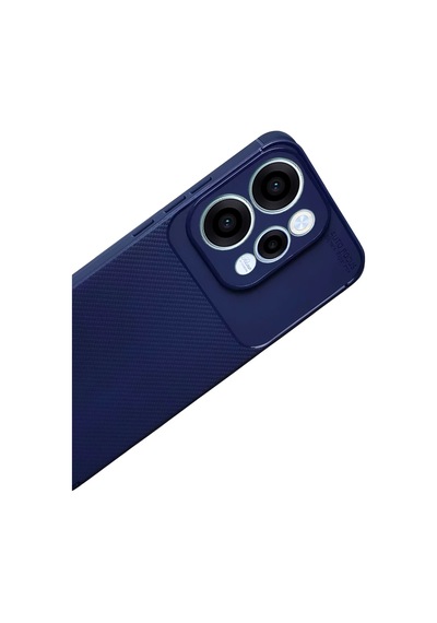 Cosmotex Newface Oppo Reno 15 Auto Focus Karbon Kapak - Lacivert