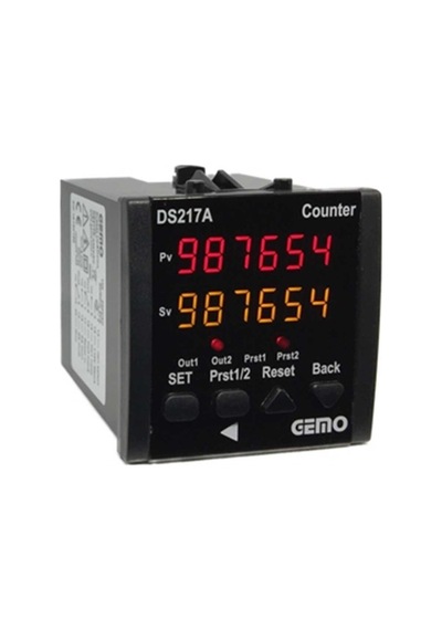 Gemo DS217A-230VAC 6 Haneli Sayıcı