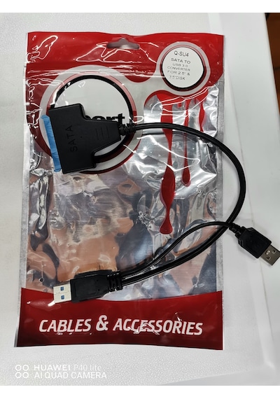 Qport Q-Su4 Sata To Usb3.0 Dönüştürücü For 2.5 3.5 Disk