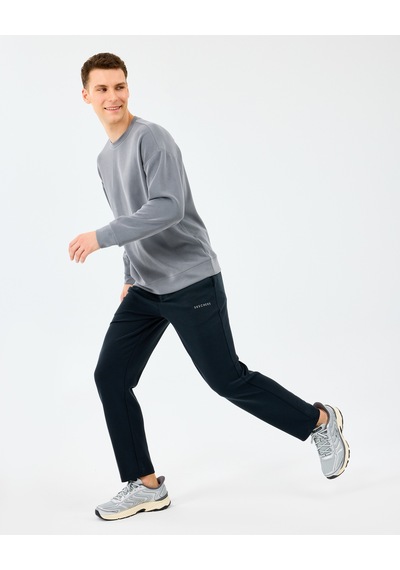 Skechers M Loose Crewneck Sweatshirt Erkek Gri Sweatshirt S2510041-1767 Gri