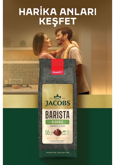 Jacobs Barista Classic Filtre Kahve 4 x 200 G