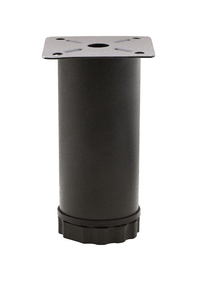 Mobilya Ayağı Metal 8 Cm Alttan Ayarlı 42 Mm Mat Siyah Ayak