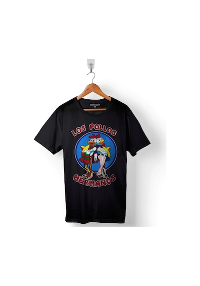 Los Pollos Breaking Bad Tavukçu Baskılı Tişört Unisex T-shirt 001