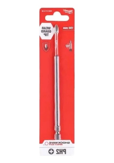 150 Mm Shockwave Bit, Ph2 Ucu İle Dayanıklı Ve Uzun Ömürlü