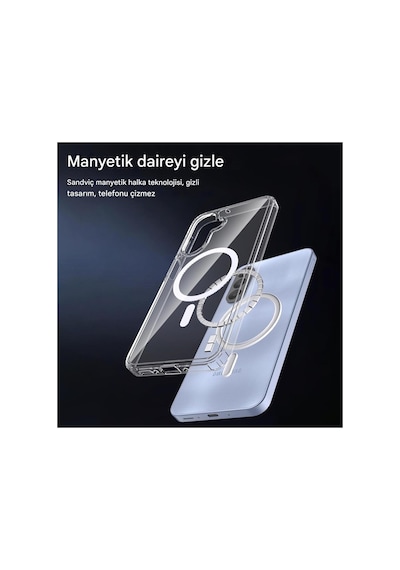Samsung Galaxy Uyumlu A26 Şeffaf Magsafe Kılıf Mtl Safe