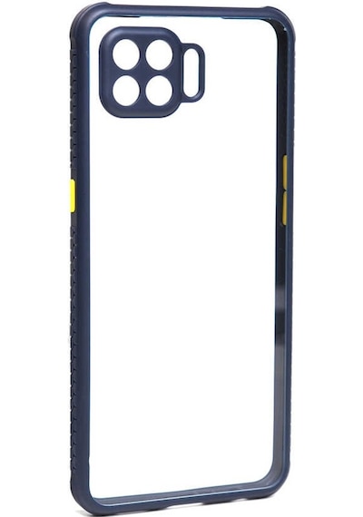 Oppo Reno 4 Lite Kilif Kenar Renkli Sararmaz Seffaf Kapak 426849188