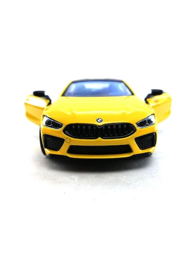 Kinsmart Bmw M8 Competition Coupe 1:38 Sarı Çek Bırak Model Araba