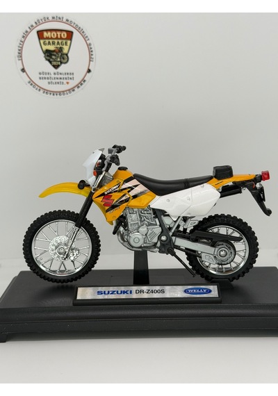 Suzuki Dr-z400s Cross Motor Modeli 1:18 Diecast Koleksiyon Motoru Kutulu
