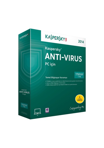 Kaspersky Antivirüs 2014 1 Yıl Antivirüs Yazılımı