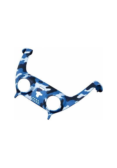 Ps5 Dekoratif Trim Renkli Şerit Playstation 5 Dualsense Aksesuar Kol Yedek Parça Kamuflaj Mavi 1 Adet