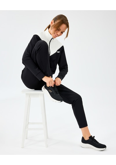 Skechers W Performance Track Suit Kadın Siyah Eşofman Takımı S212251-3817 Siyah