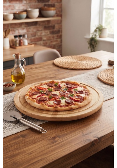 Bambu Döner Sunumluk 33x33 Cm Pizza Standı Ahşap Döner Servis Tepsisi Oluklu Kenarlı Kahvaltılık Pasta Peynir Sunum Tabağı Bej Bej Bambu Döner Sunumluk 33x33 Cm Pizza Standı Ahşap Döner Servis Tepsisi Oluklu Kenarlı Kahvaltılık Pasta Peynir Sunum Tabağı Bej Bej