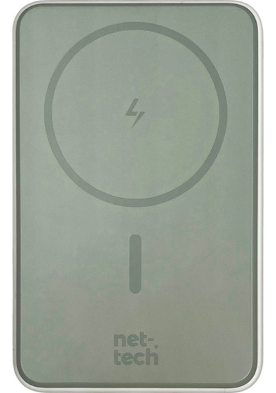 Nt-pw38 15w 10000 Mah Magsafe Taşınabilir Kablosuz Hızlı Şarj Aleti Powerbank - Beyaz