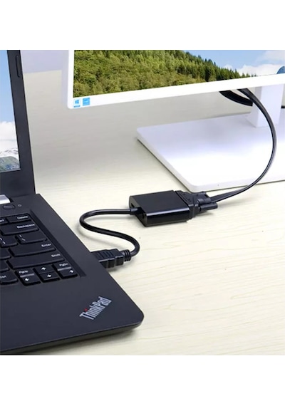 Batcell HDMI To VGA Dönüştürücü Çevirici Ekran Görüntü Aktarıcı Monitör Kablo