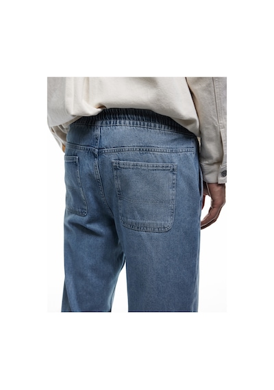 Koton Beli Bağcıklı Cep Detaylı Pamuklu Rahat Kesim Jogger Denim Pantolon İndigo Stone 6wam40082nd İndigo - Taş Koton Beli Bağcıklı Cep Detaylı Pamuklu Rahat Kesim Jogger Denim Pantolon İndigo Stone 6wam40082nd İndigo - Taş