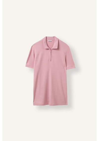 Defacto Regular Fit Fermuar Kapamalı Kısa Kollu Polo Tişört H3718ax26aubr138 Bordo-br138