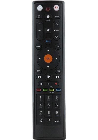 Uydu Kumanda D-Smart Hd Blue Akıllı Yeni  Yazısız